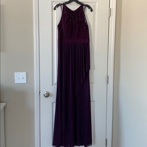 Adrianna Papell Lace Halter Dress